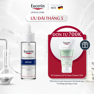 Tinh chất phục hồi & tái tạo da nhạy cảm Eucerin UltraSENSITIVE Repair Serum 30ml