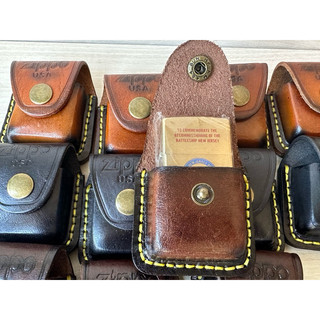 Bao da Zippo chất liệu da bò cao cấp