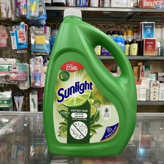 Can Nước rửa chén Sunlight 3,6kg Mastra- Trà nhật