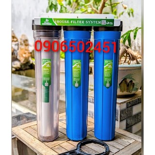 Bộ lọc nước sinh hoạt 3 cấp ly 20 Inch chuẩn (SJ-30AX)