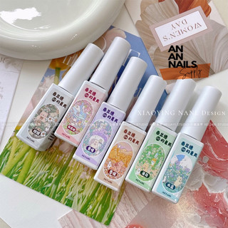 Set sơn gel mắt mèo pastel hàn - Set 6 màu mắt mèo kim cương 6ml - An An Nails