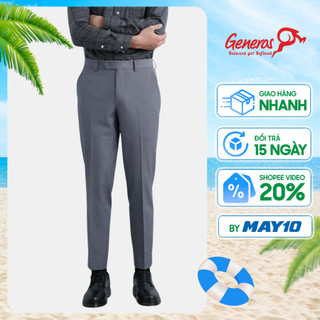 Quần âu nam GENEROS LD014 020123339MF chất mềm mại ít nhăn thoáng khí