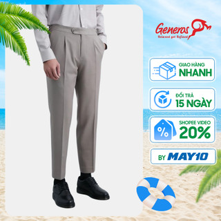 Quần âu nam GENEROS LD012 020123341MF quần tây nam basic form ôm vừa trẻ trung