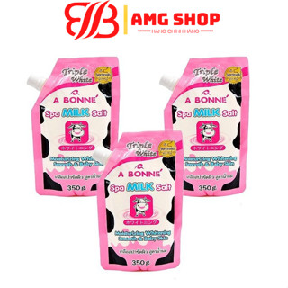 Muối Tắm Tẩy Tế Bào Chết Chiết Xuất Sữa Bò A Bonne bịch 350gr