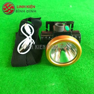 Đèn pin đội đầu 30w chiếu xa siêu sáng- kèm sạc và dây đeo