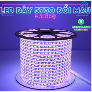Đèn LED Dây 5730 Đổi Màu 3 Chế Độ Vàng - Xanh Dương - Tím Trang Trí Nội Thất, Hắt Trần_ĐÈN LED TRANG TRÍ