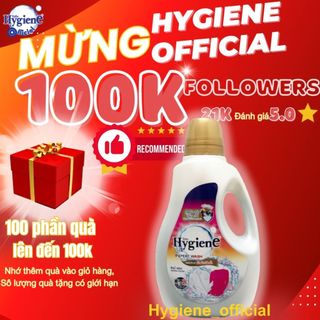 Nước giặt chống phai màu quần áo Hygiene Thái Lan can 2500ml chính hãng Hygiene Official
