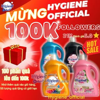 Nước xả vải đậm đặc Hygiene Expert Care can 3300ml siêu tiết kiệm