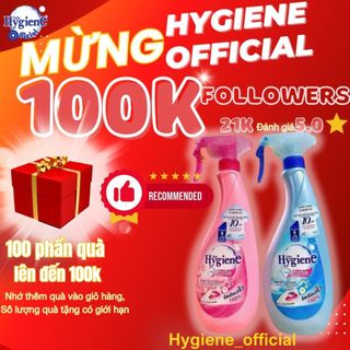 Nước xịt vải ủi quần áo Hygiene Thái Lan 550ml làm thơm giúp cho việc ủi vải, tạo nếp nhanh chóng và dễ dàng