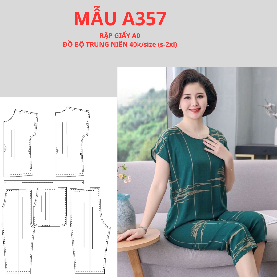 RẬP GIẤY A0 ĐỒ BỘ TRUNG NIÊN-A357