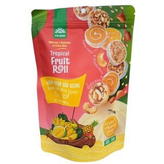 Bánh chuối phồng sầu riêng Tư Bông túi giấy 100gr- Món ngon hương vị sầu riêng- Đặc sản Đồng Tháp