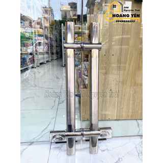 Tay nắm cửa, tay kéo cửa kính cường lực, cửa nhôm, inox 304, tay nắm dịch tâm lỗ 60cm