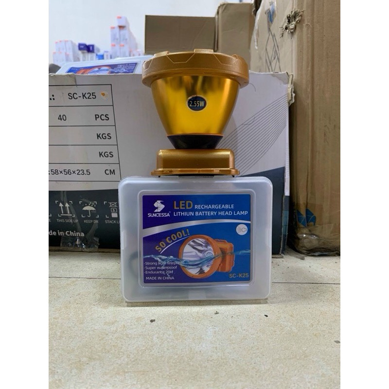 ĐÈN PIN ĐỘI ĐẦU K25 , ĐÈN PIN CHỐNG NƯỚC (tongkhogiadungmienbac123)