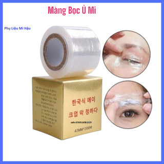 Cuộn ủ mi_cuộn nilong ủ tê, ủ thuốc uốn mi,lông mày, bọc ủ tê môi phun xăm_màng bọc ủ mi_cuộn màng bọc ủ bảo vệ hình xăm