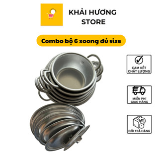 combo bộ 6 xoong nhôm nấu ăn Hải phòng đủ size