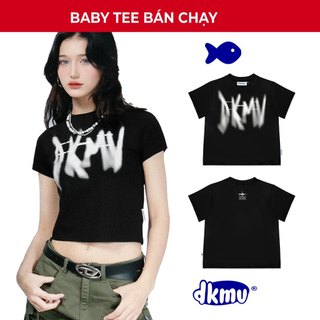 Áo baby tee local brand nữ tay ngắn, màu đen Hazy DKMV | K15-T6
