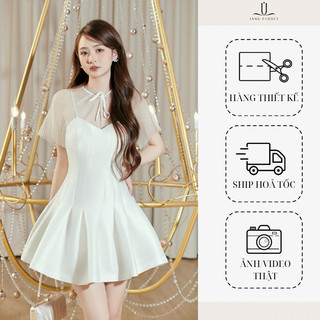 JANGCLOSET - Váy dự tiệc dáng ngắn nhún bồng sang trọng (Gladys dress)