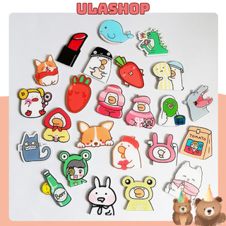 HUY HIỆU, KHUY CÀI STICKER HÌNH CON VỊT BÉO TRANG TRÍ BALO, TÚI VÍ