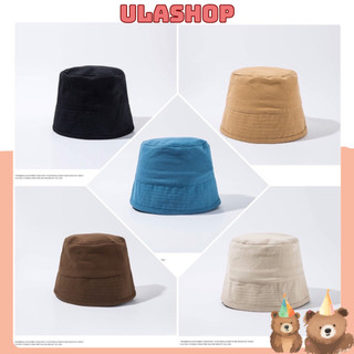PK009 Mũ BUCKET vành ngắn cụp phong cách retro