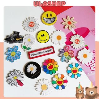 ULAPK070 PIN STICK CÀI ÁO, KHUY CÀI TRANG TRÍ BALO, TÚI VÍ HÌNH BÔNG HOA DỄ THƯƠNG