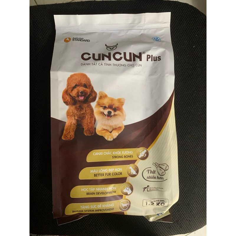 Thức ăn cho chó mọi lứa tuổi Cun Cun gói 1,2kg