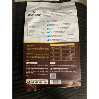 Thức ăn cho chó mọi lứa tuổi Cun Cun gói 1,2kg