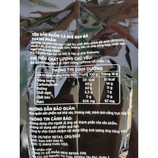 TÚI ĐEN [THE COFFEE HOUSE 480g / 30 gói] CÀ PHÊ ĐEN ĐÁ (Gu Việt cực mạnh) [VN] 2 in 1 Instant Milk Coffee