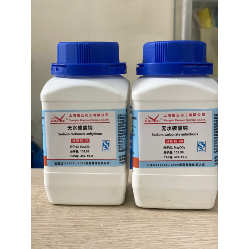Hóa chất Na2CO3 Natri cacbonat Sodium carbonate lọ 500g thí nghiệm