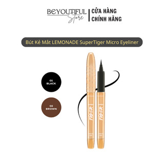 Bút kẻ mắt lemonade supertiger micro eyeliner chống nước, nét mảnh 1g