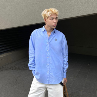 Áo sơ mi trơn formal Dragonbyboi Premium Oxford Shirt Logo