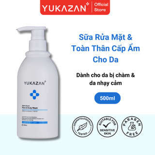 Sữa Rửa Mặt Và Toàn Thân Yukazan Cấp Ẩm Cho Da - Dành Cho Da Chàm, Khô Ráp Và Nhạy Cảm