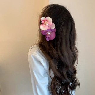 Kẹp tóc hoa lan hồ điệp xinh ngất ngây nhiều màu đáng yêu