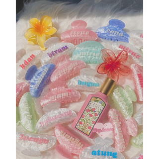 Kẹp Custom tên theo yêu cầu + charm nơ 🎀