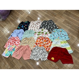 Set 10 quần chục đùi coton cho bé gái 5-18kg