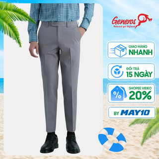 Quần âu nam GENEROS LD013 020123339MF quần tây nam công sở lịch lãm ít nhăn