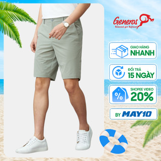 Quần short nam MS012 Mint Green GENEROS thiết kế trẻ trung năng động dễ phối đồ