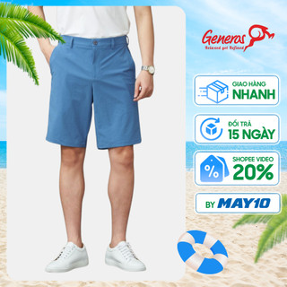 Quần short nam Blue GENEROS MS010 kiểu dáng trẻ trung thoải mái vận động