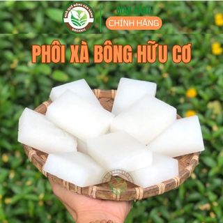 Phôi xà bông 100g Sinh dược từ dầu dừa dầu cọ đạt chuẩn USDA, SA làm xà phòng hanmade