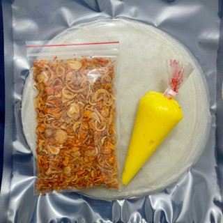 Set Mini - 100g Bánh Tráng Phơi Sương + 50g Muối Tép hành + 70g Bơ