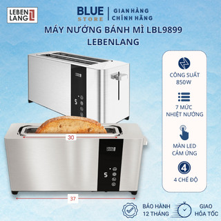 Máy Nướng Bánh Mì Lebenlang LBL9899, Dùng Hâm Nóng, Nướng Bánh Sandwich 850W, 4 Chế Độ, 7 Mức Nhiệt Bảo Hành 24 Tháng