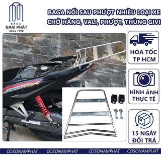 Baga Nối Sau Đi Phượt Cho Nhiều Loại Xe Máy Ba ga Gắn Thùng Givi Bara Chở Hàng Chở Đồ Paga Cho Hang phuot Nam Phát