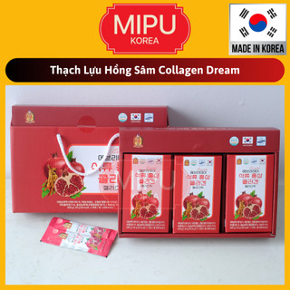 Thạch lựu hồng sâm collagen dream hàn quốc hộp 30 gói x 20g