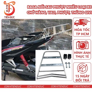 Baga nối sau phượt nhiều loại xe chở hàng, vali, phượt, thùng givi