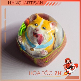 Keycap Artisan - Nút bàn phím cơ Mlem Mlem - Liếm màn hình