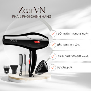 Máy sấy tóc DELIYA công suất lớn 2000W, không bị rát tay khi sử dụng kéo dài - DLI8018