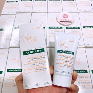 Kem Tẩy Lông Hạnh Nhân Klorane Creme Depilatoire Apaisante A L'Amande Douce 75ml