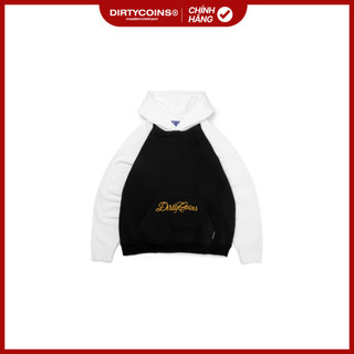 Áo Khoác DirtyCoins Club Raglan Hoodie - Black/White