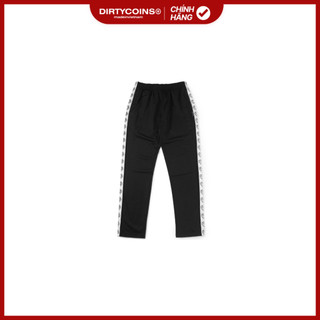 Quần DirtyCoins Striped Track Pants - Black