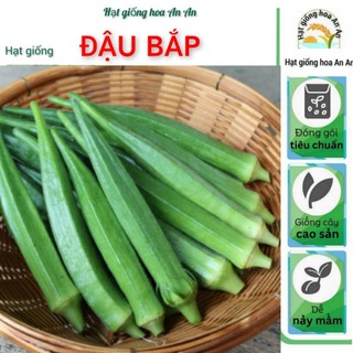 Hạt giống đậu bắp xanh cao sản | hạt giống hoa an an - tặng phân bón