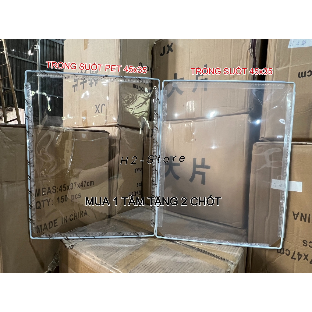 Sỉ/lẻ - CHUỒNG QUÂY CHÓ MÈO TRẮNG TRONG SUỐT ❤️BÁN LẺ TỪNG TẤM❤️ Tặng 2 chốt /1 tấm.